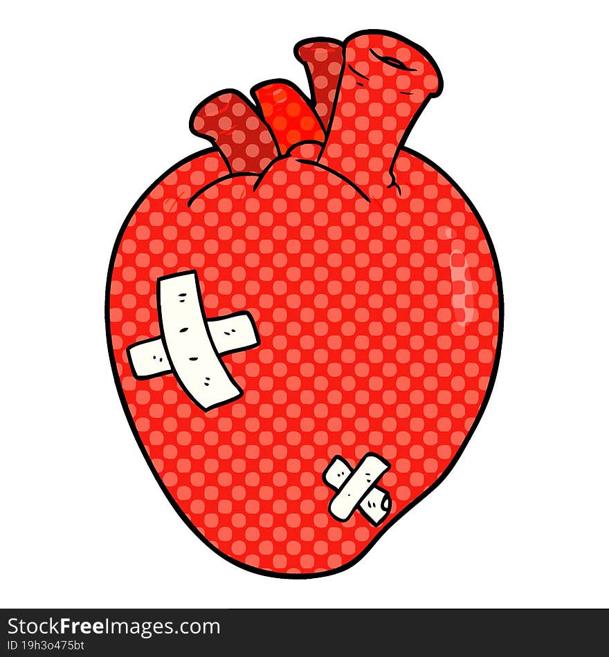 cartoon heart. cartoon heart