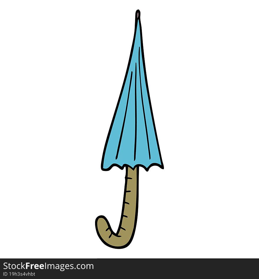 Cartoon Doodle Umbrella