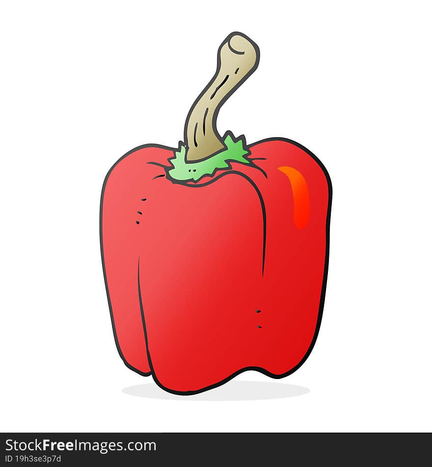 cartoon red pepper