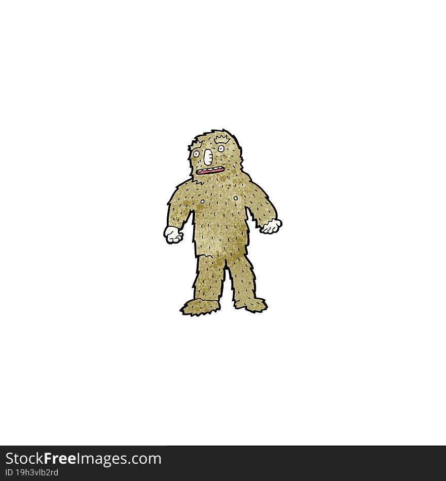 Cartoon Bigfoot