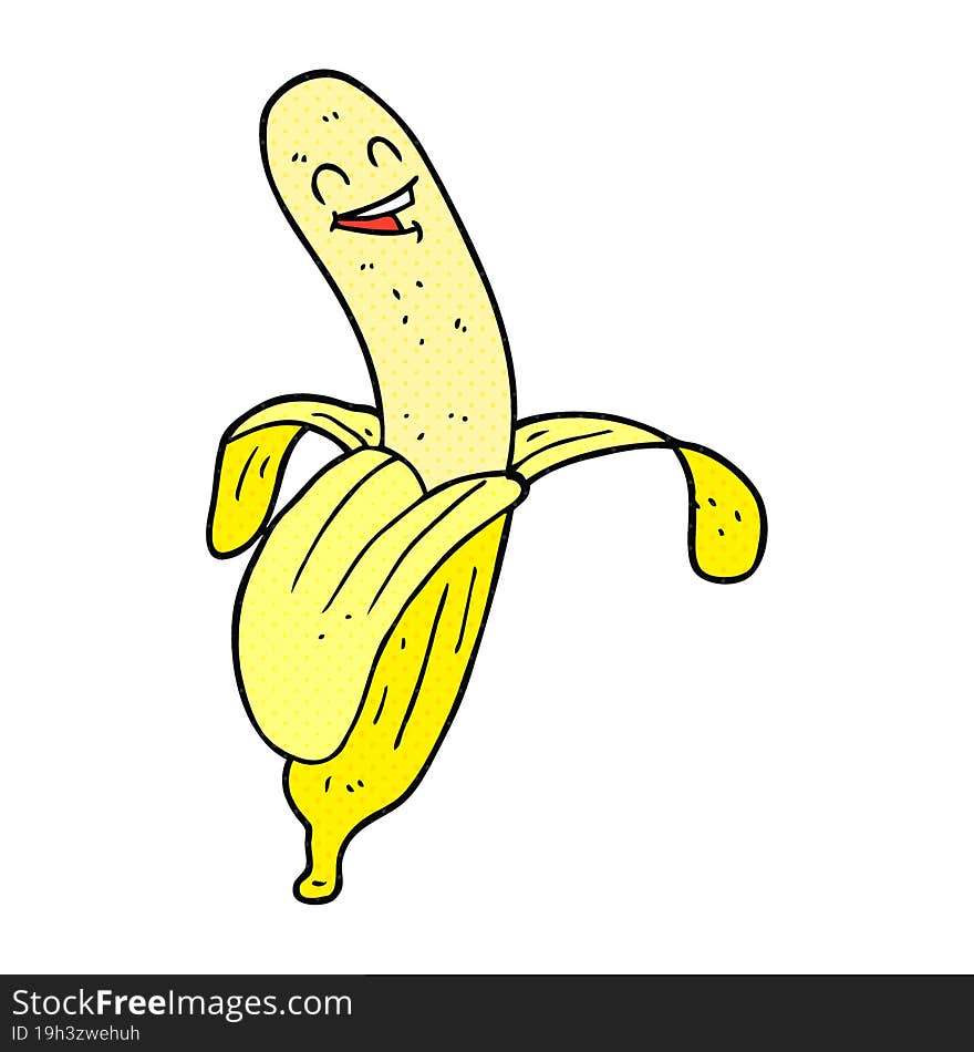 cartoon banana