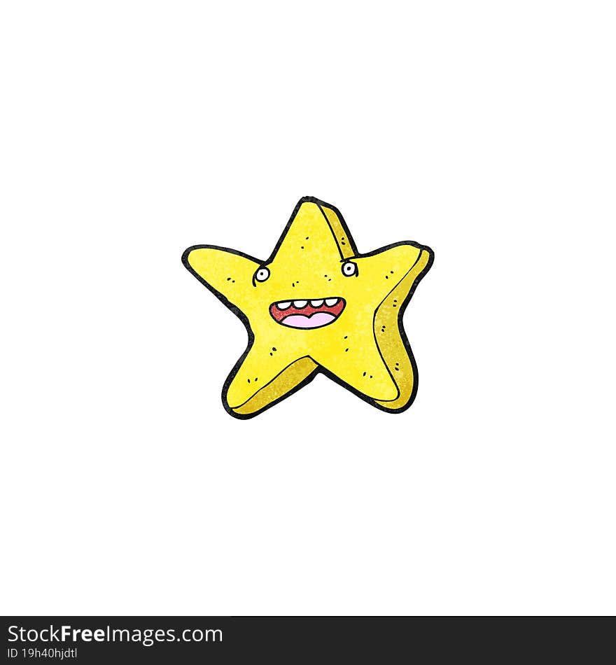 Star Cartoon Character