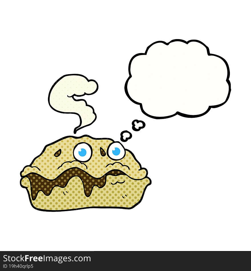 Thought Bubble Cartoon Hot Pie