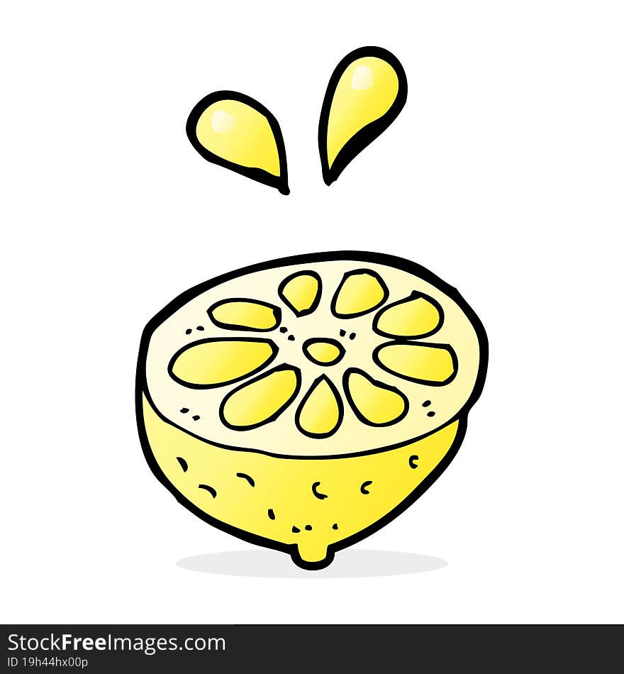 Cartoon Fresh Lemon