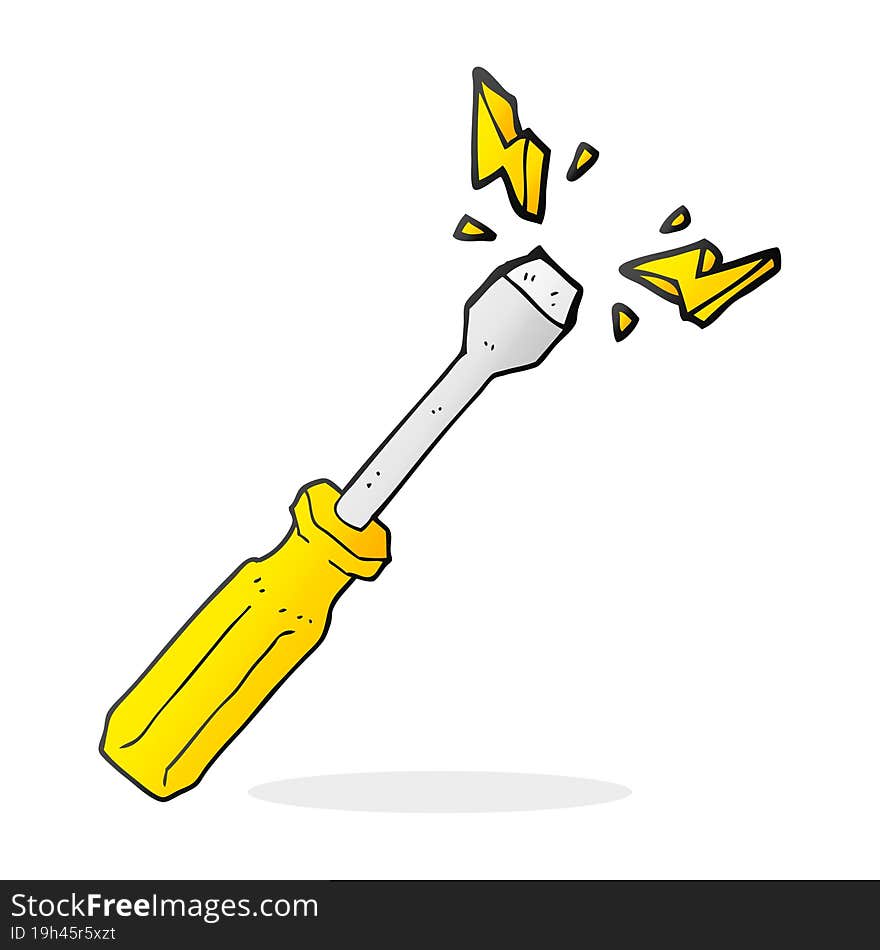 Cartoon Screwdriver