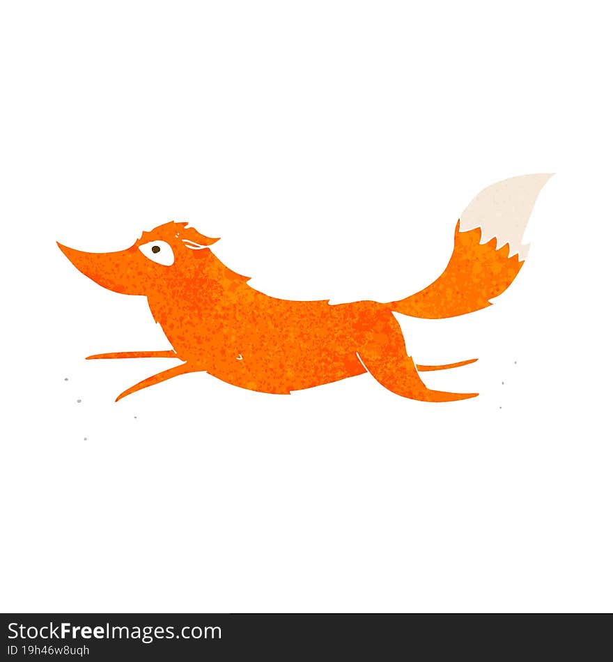 cartoon fox running