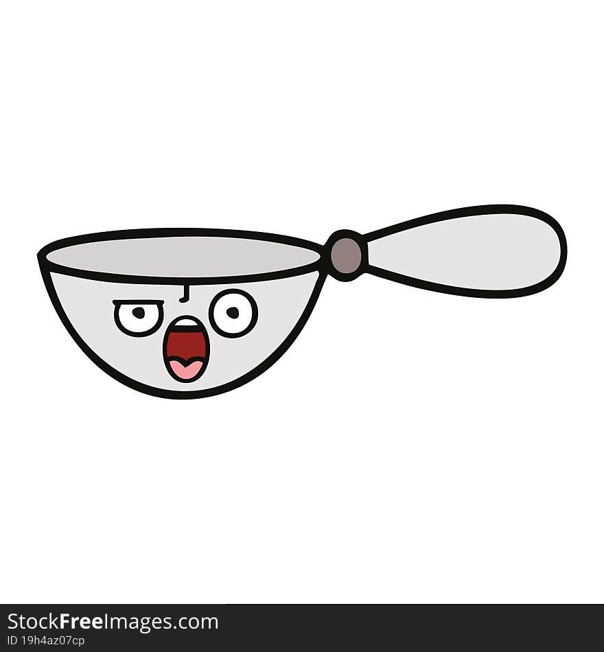 cute cartoon measuring spoon