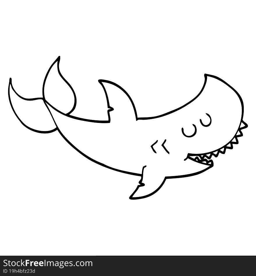 Cartoon Shark