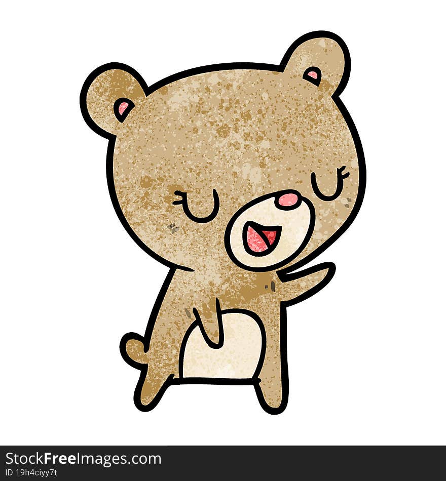 cartoon bear. cartoon bear