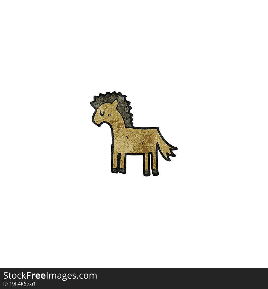 cartoon horse