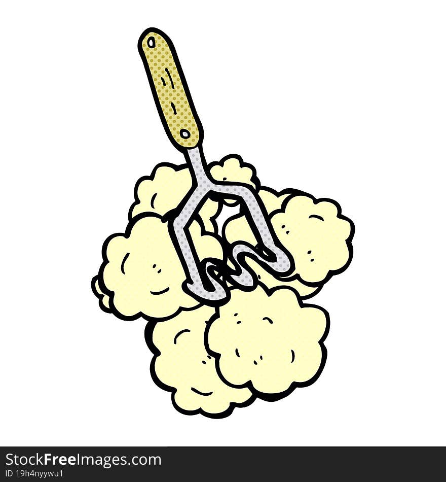 cartoon potato masher