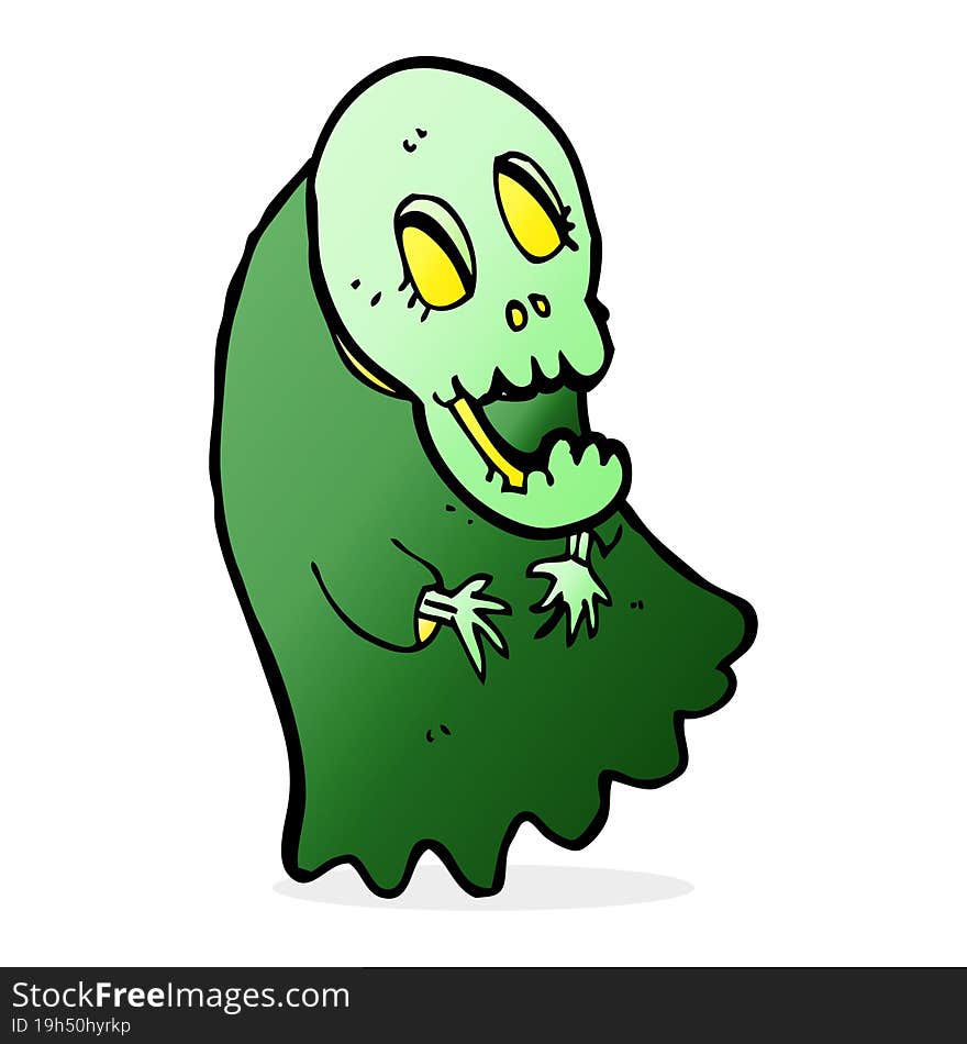 Cartoon Spooky Ghoul