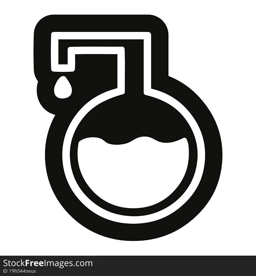 science experiment icon