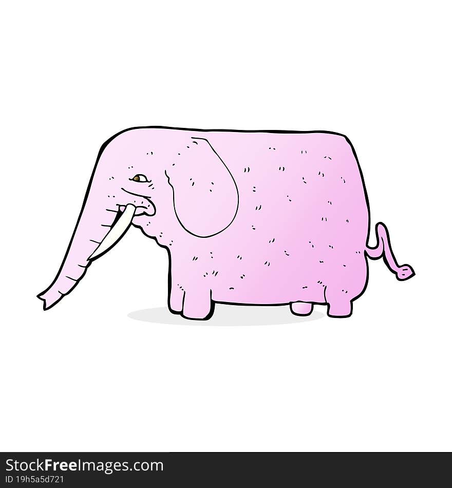 Cartoon Funny Elephant