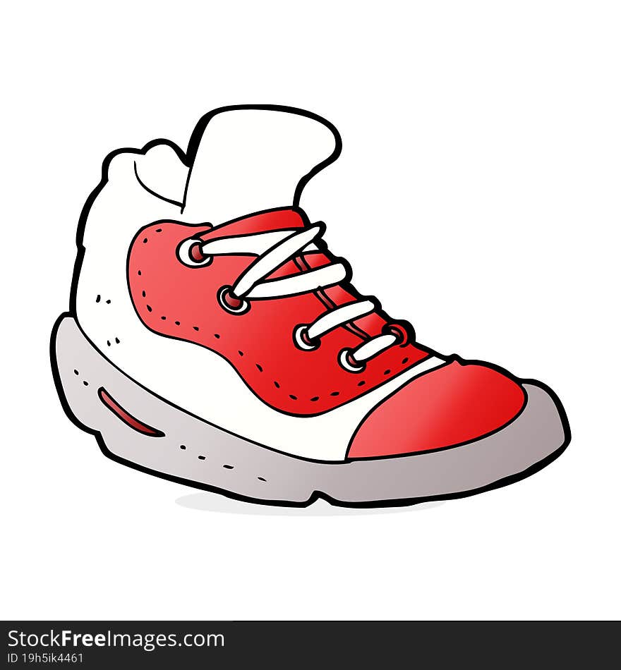 cartoon sneaker