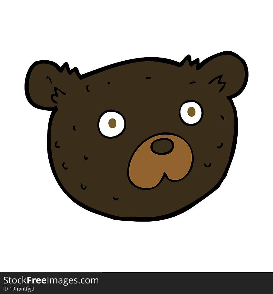 cartoon black bear