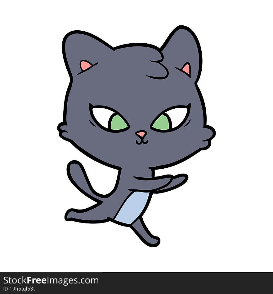 cute cartoon cat. cute cartoon cat