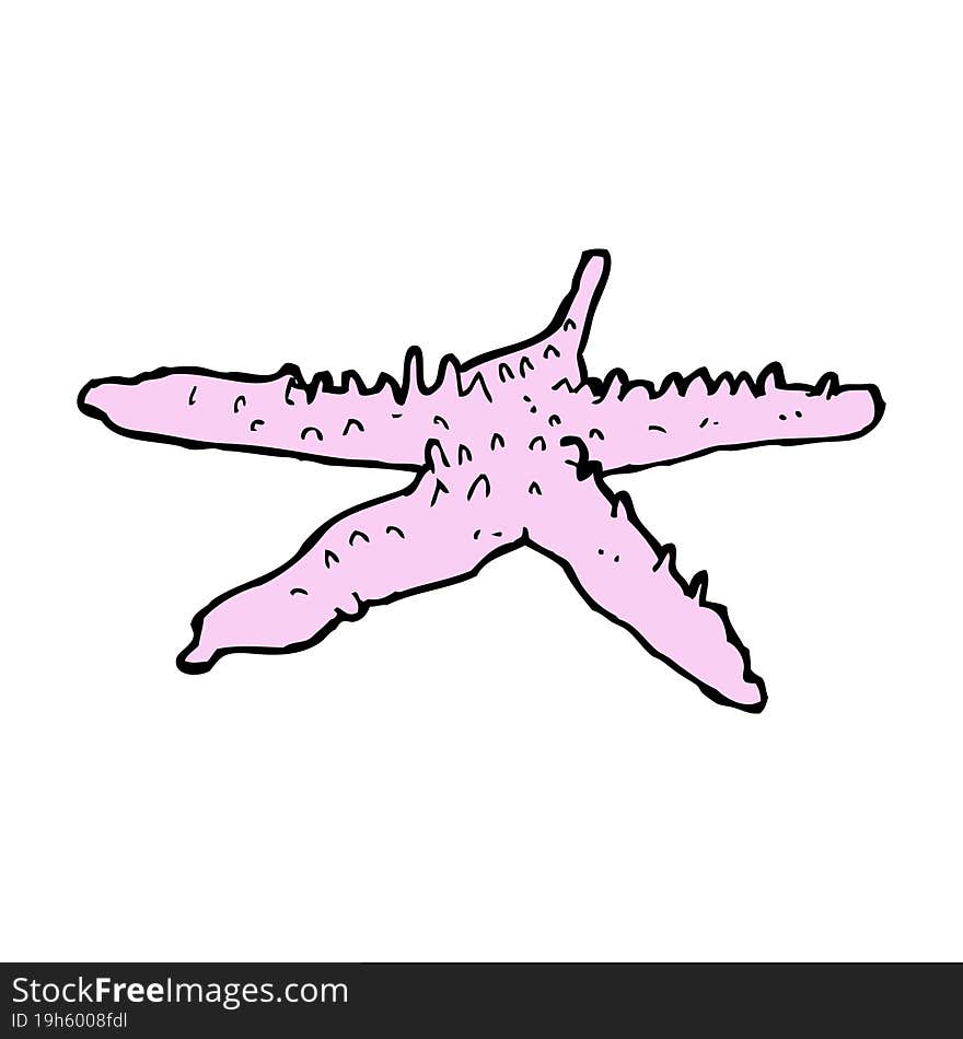 cartoon starfish