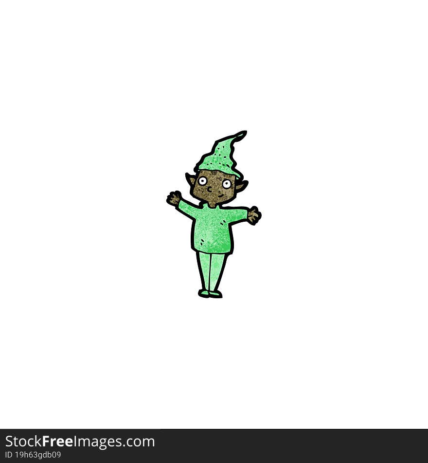 Cartoon Elf