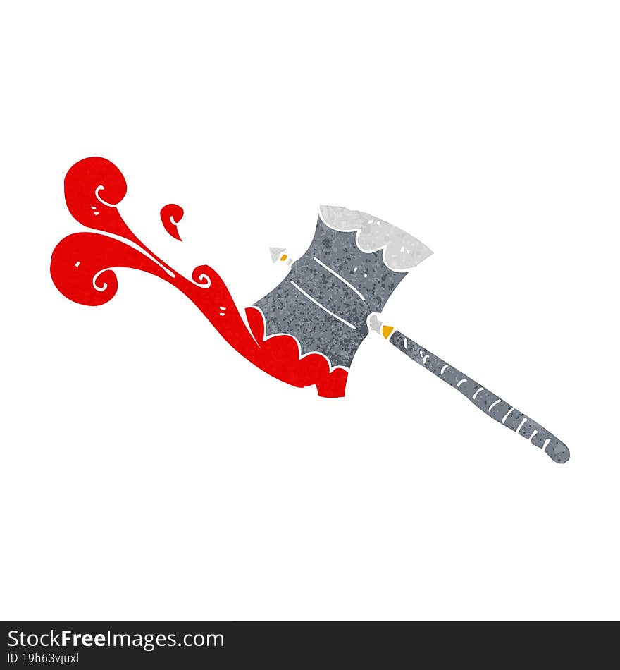 Cartoon Double Sided Axe