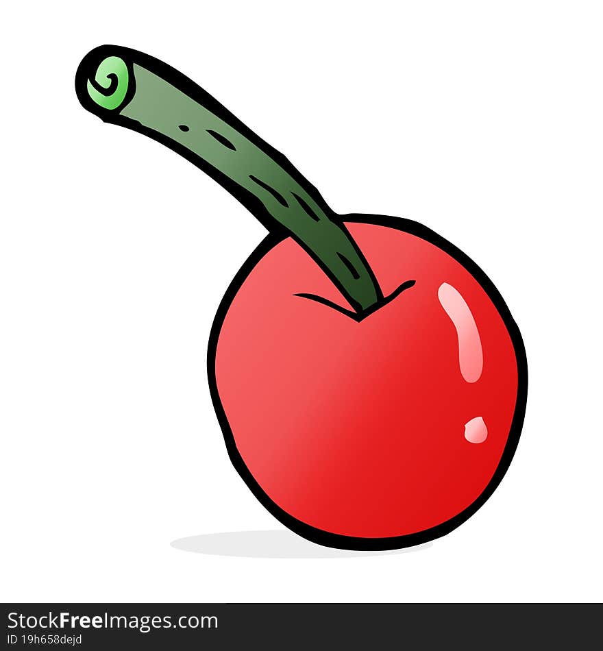 Cartoon Cherry Symbol