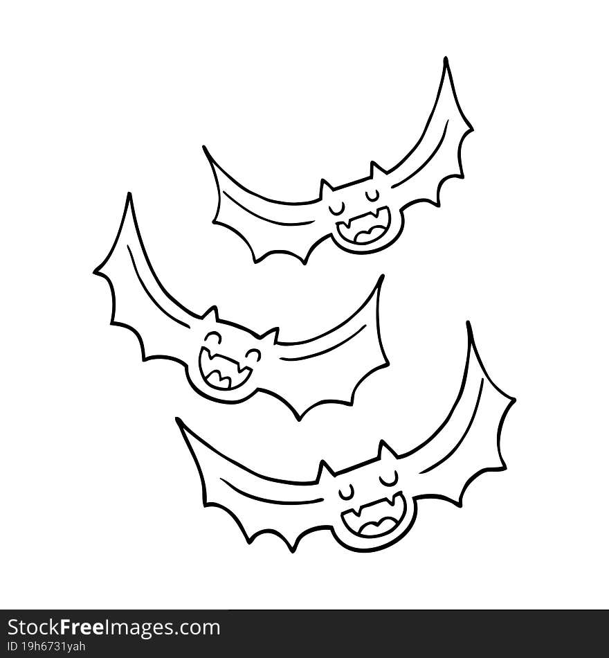 cartoon vampire bats