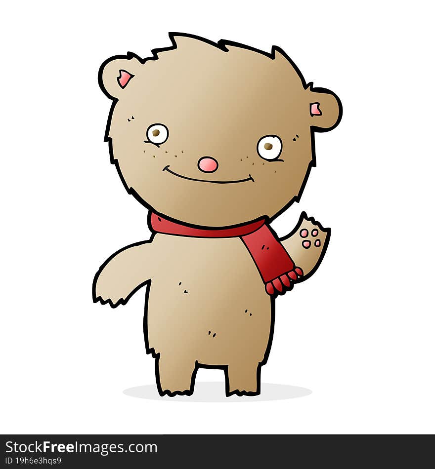 cartoon cute teddy bear