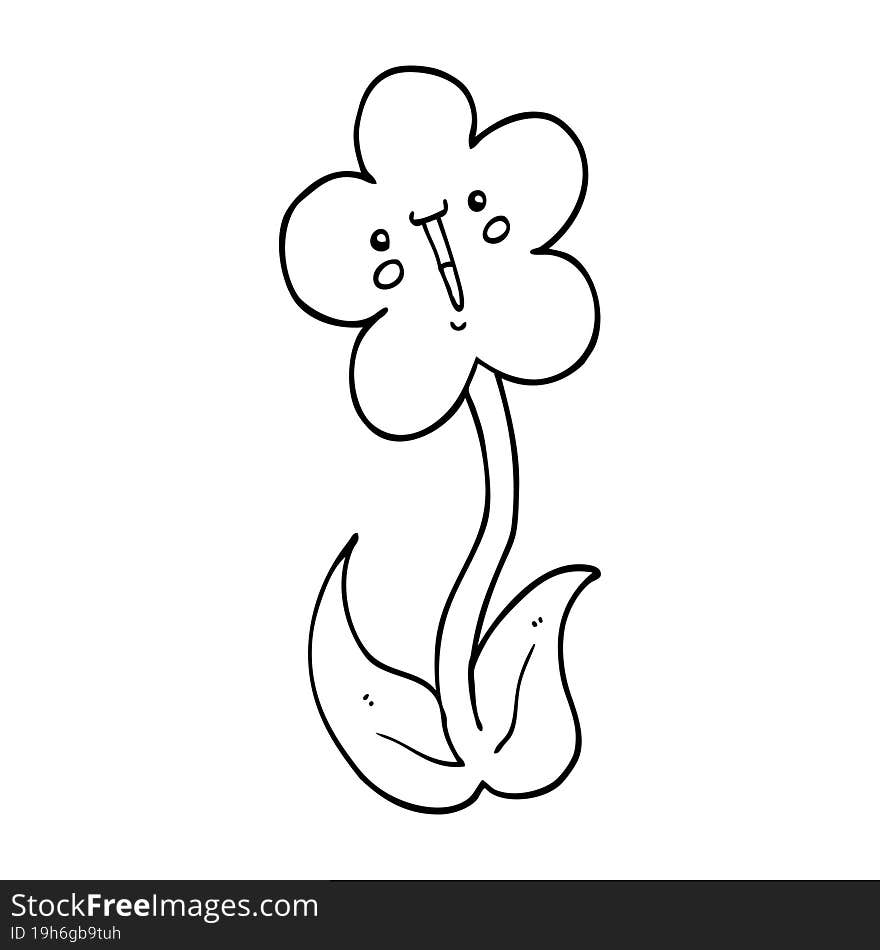 Cartoon Flower