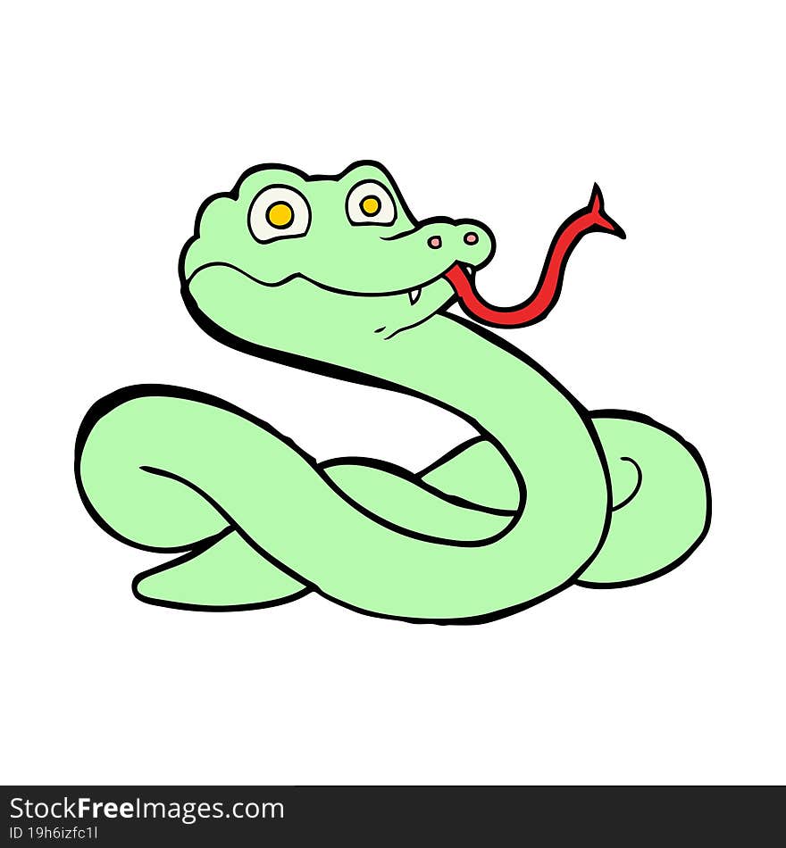 cartoon snake