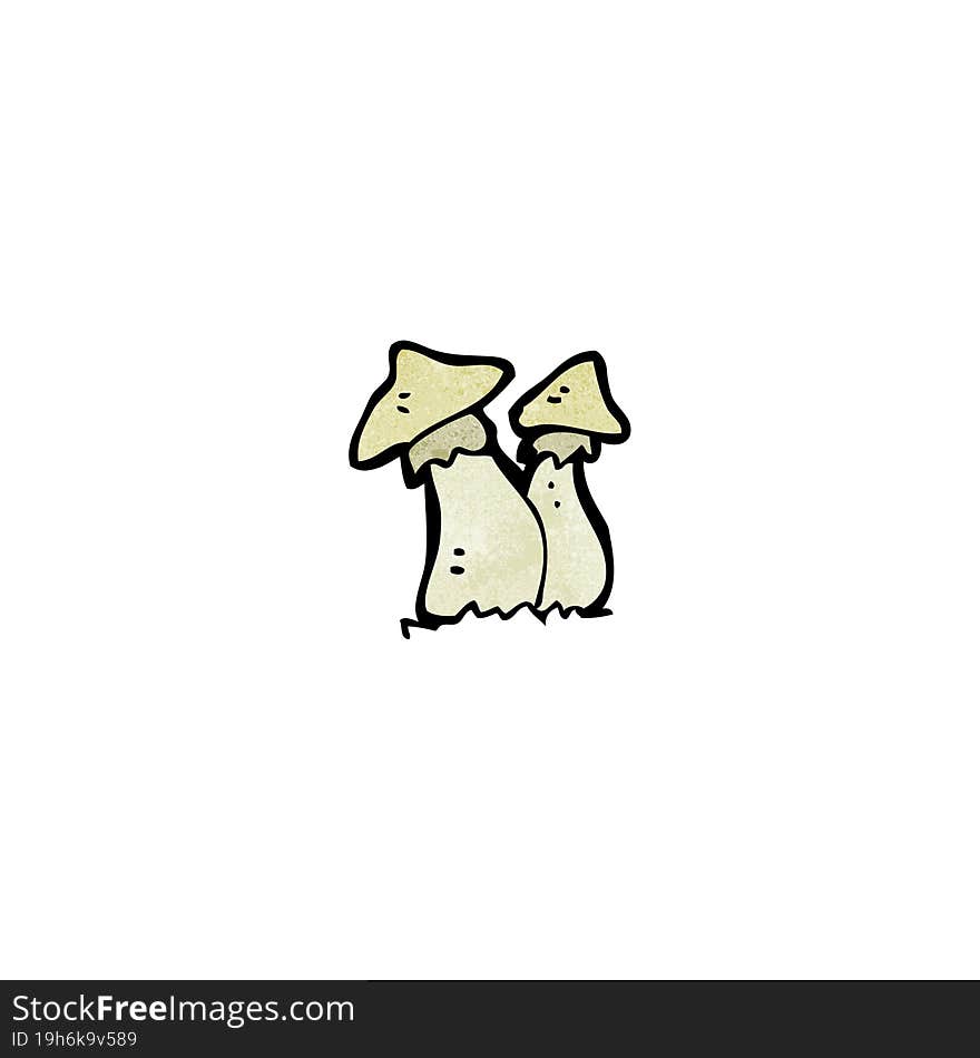 cartoon toadstools