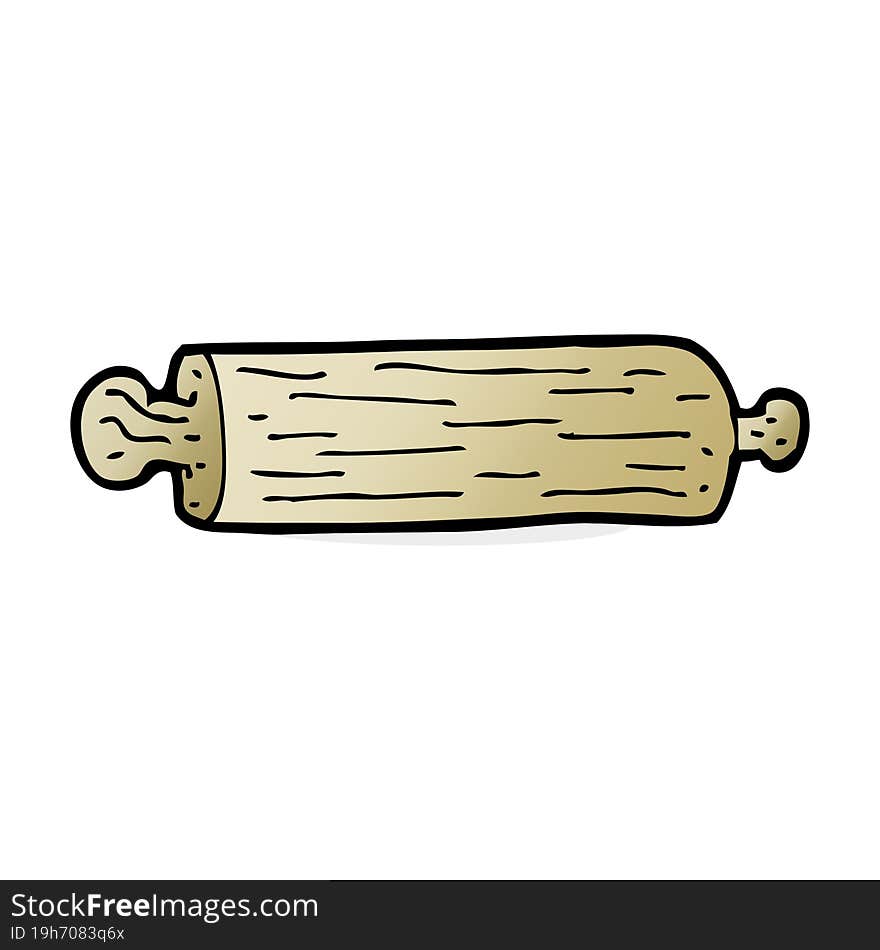 cartoon rolling pin