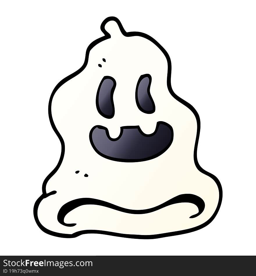 cartoon doodle spooky ghost