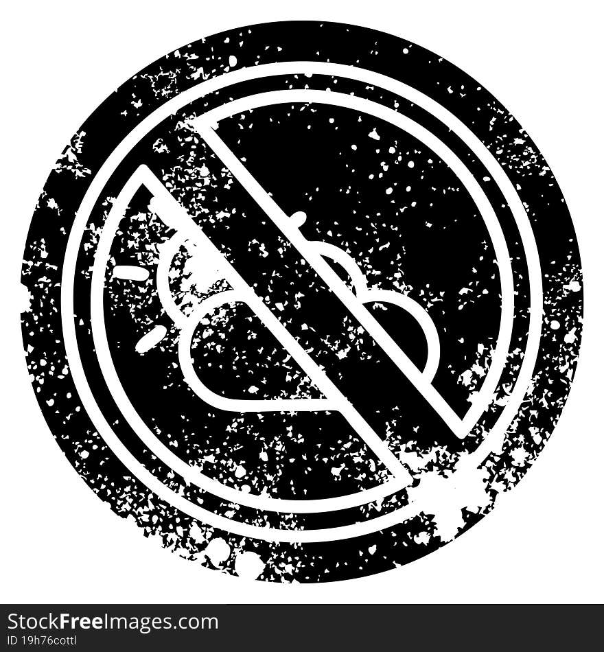 no weather distressed icon