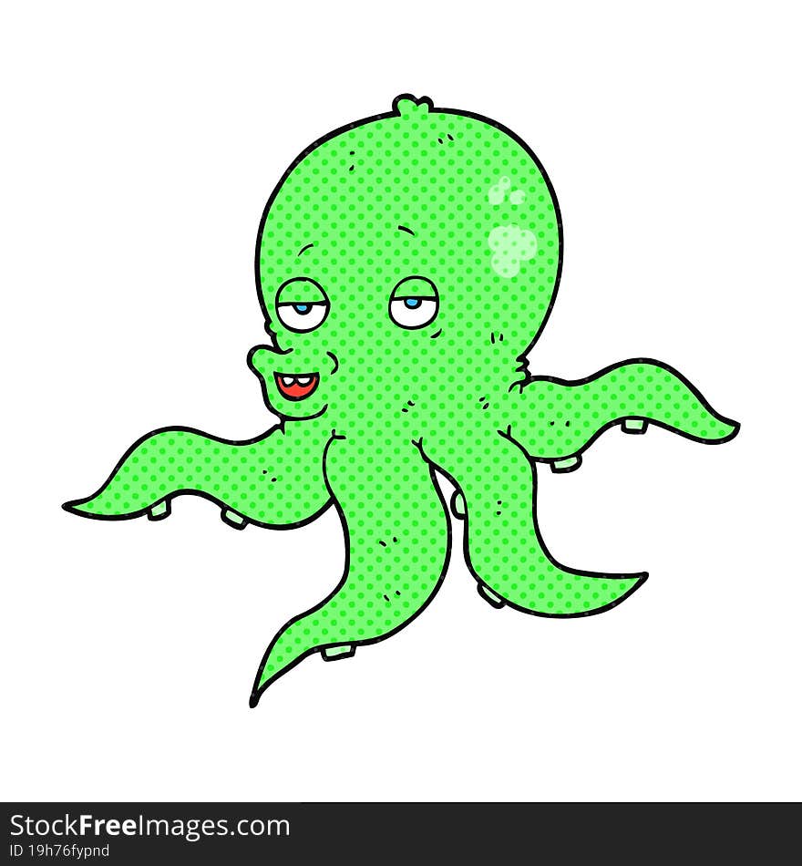 Cartoon Octopus