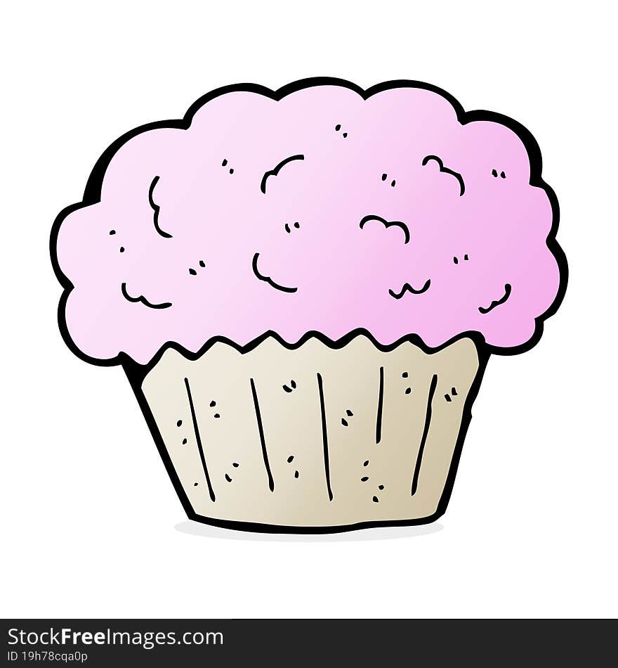 cartoon cupcake