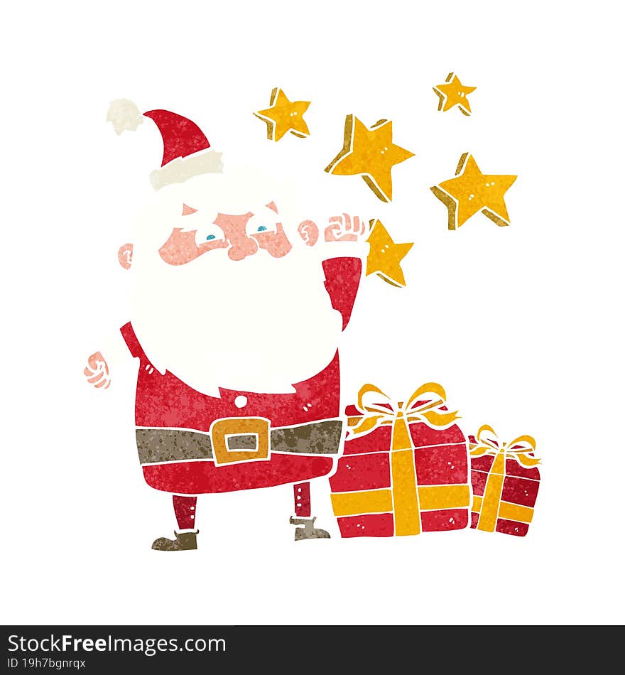 cartoon santa claus