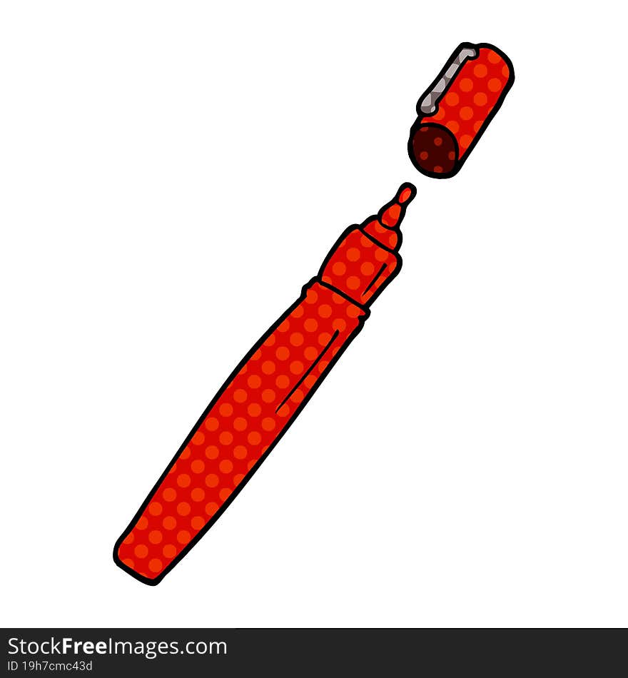 cartoon doodle pen