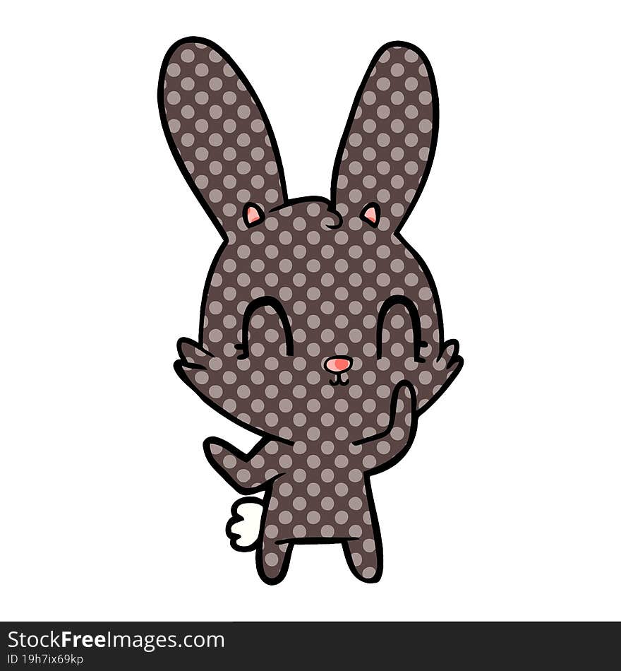 cute cartoon rabbit. cute cartoon rabbit