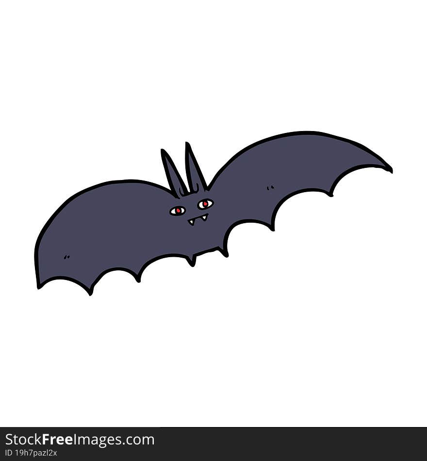 cartoon vampire bat