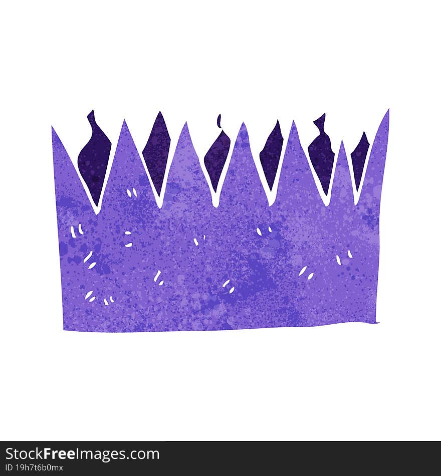 cartoon paper crown