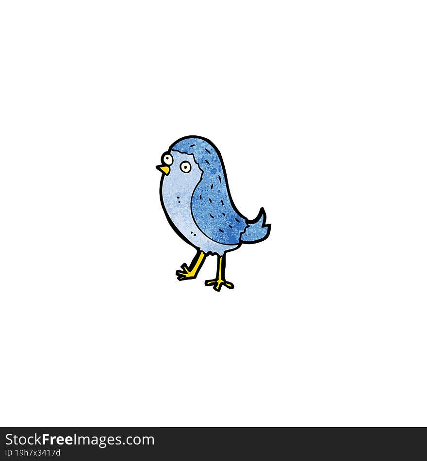 cartoon bluebird