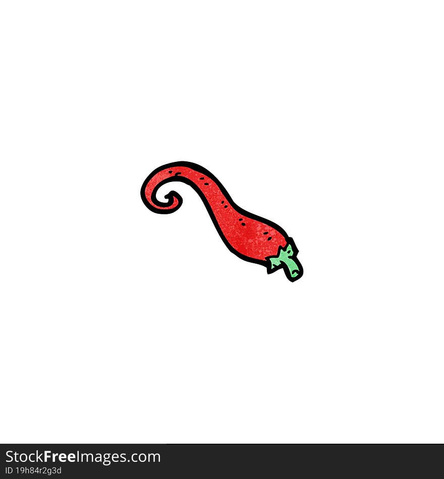 cartoon chilli pepper