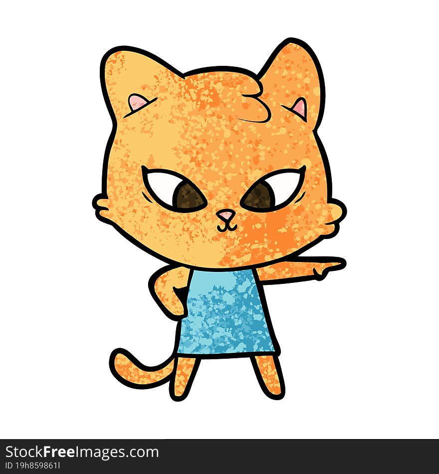 cute cartoon cat. cute cartoon cat