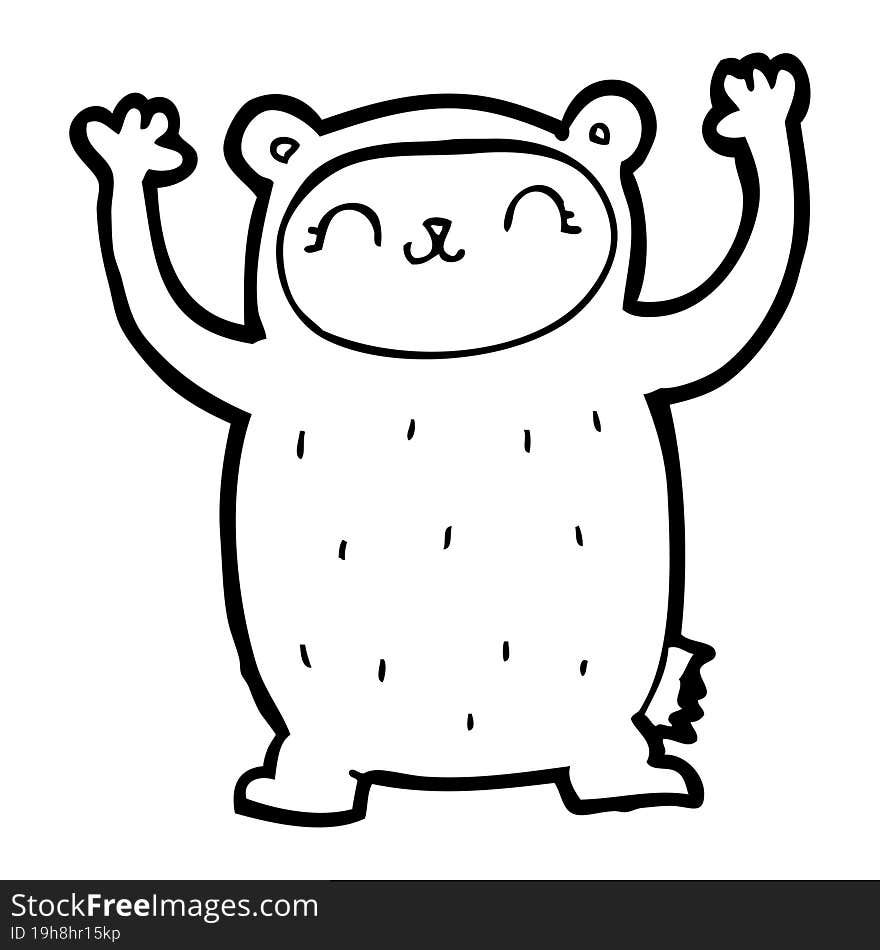 cute cartoon bear