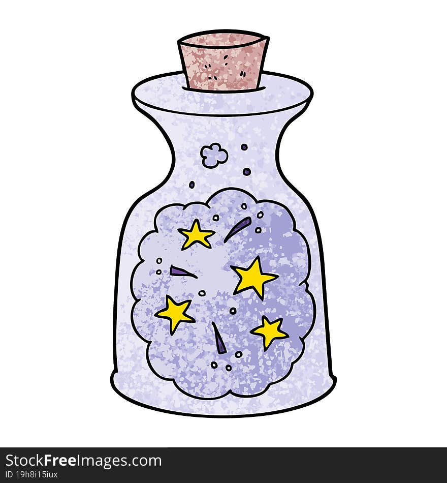 cartoon magic potion. cartoon magic potion