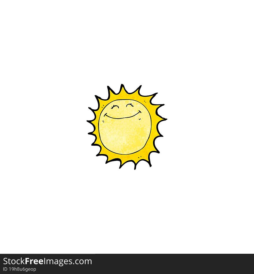 cartoon sun