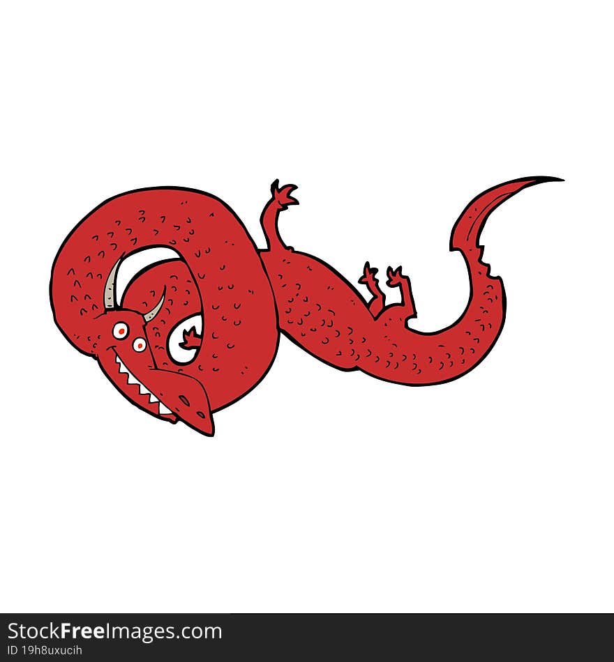 cartoon chinese dragon