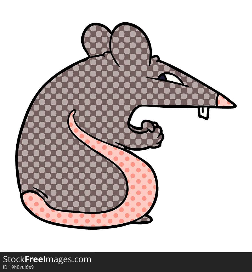 sly cartoon rat. sly cartoon rat