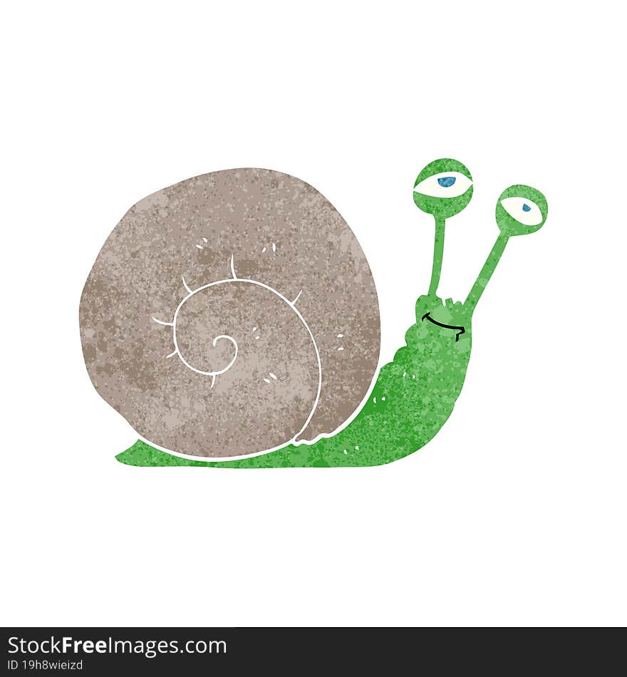 Cartoon Snail