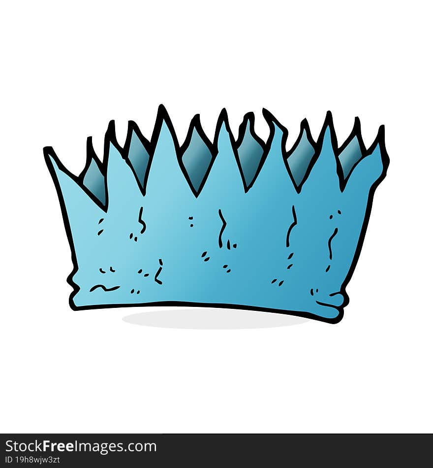 cartoon paper crown